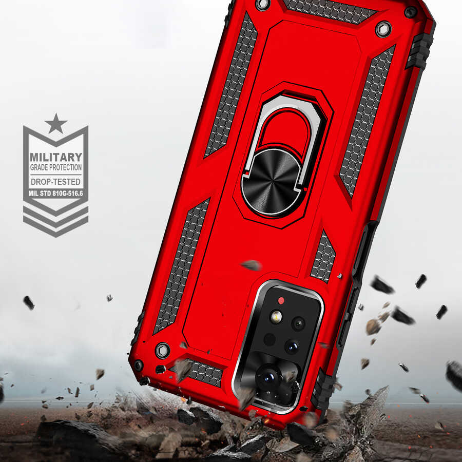 Xiaomi Redmi Note 11 Pro 5G Kılıf Zore Vega Kapak Mavi