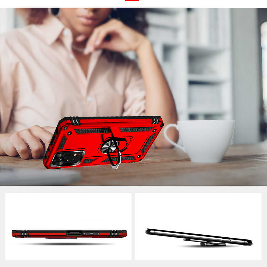 Xiaomi Redmi Note 11 Pro 5G Kılıf Zore Vega Kapak Gri