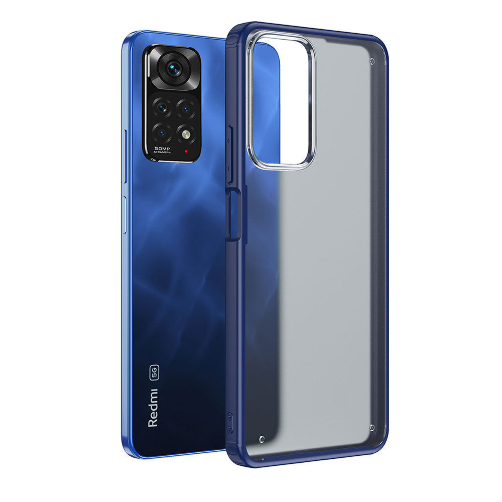 Xiaomi Redmi Note 11 Pro 5G Kılıf Zore Volks Kapak Lacivert