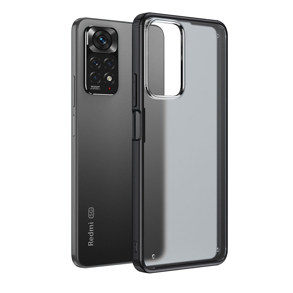 Xiaomi Redmi Note 11 Pro 5G Kılıf Zore Volks Kapak Siyah