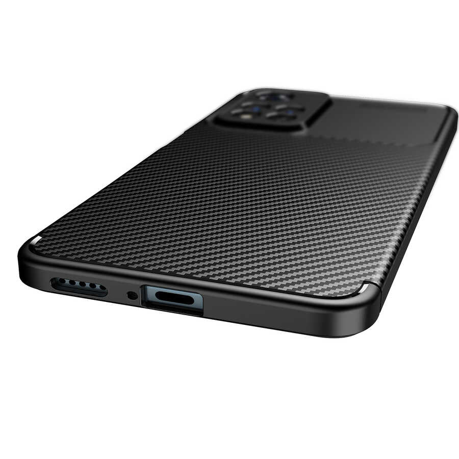 Xiaomi Redmi Note 11 Pro Plus 5G Kılıf Zore Negro Silikon Kapak Siyah