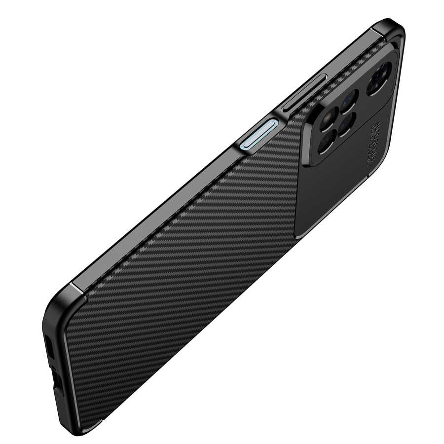 Xiaomi Redmi Note 11 Pro Plus 5G Kılıf Zore Negro Silikon Kapak Siyah