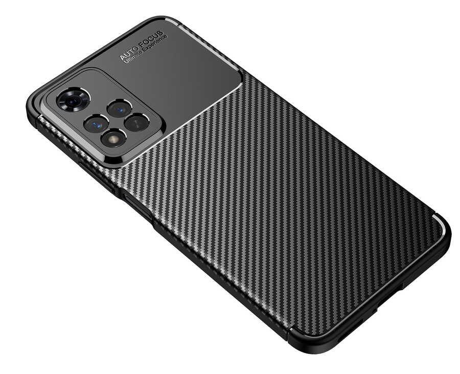 Xiaomi Redmi Note 11 Pro Plus 5G Kılıf Zore Negro Silikon Kapak Siyah