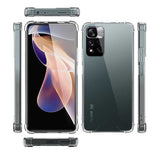 Xiaomi Redmi Note 11 Pro Plus 5G Kılıf Zore Nitro Anti Shock Silikon Renksiz
