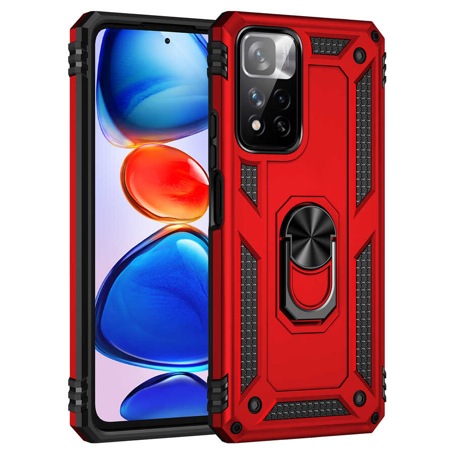 Xiaomi Redmi Note 11 Pro Plus 5G Kılıf Zore Vega Kapak Rose Gold