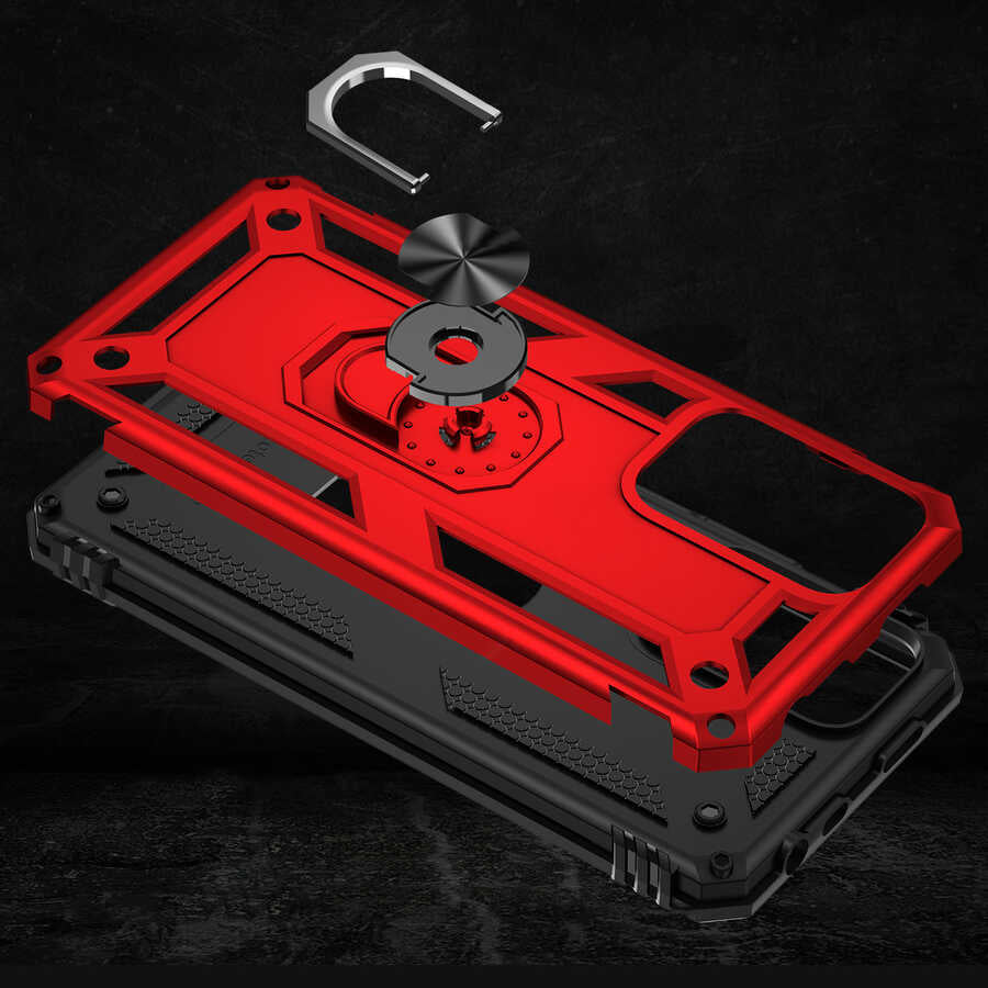 Xiaomi Redmi Note 11 Pro Plus 5G Kılıf Zore Vega Kapak Gri