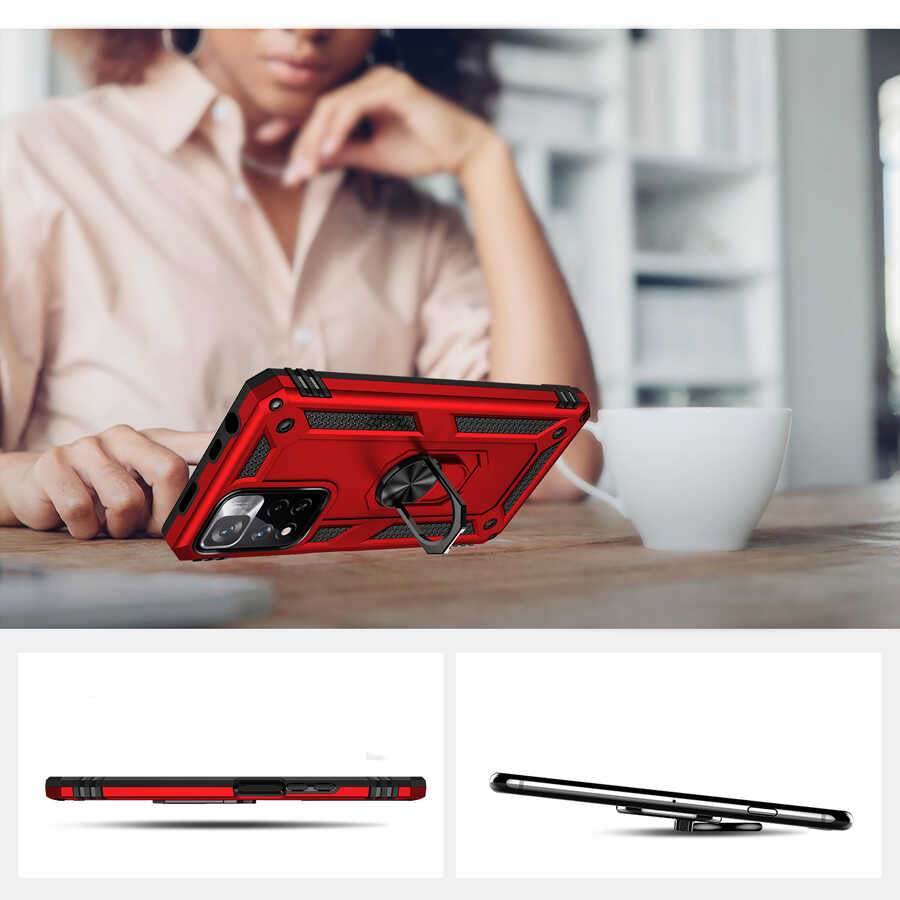 Xiaomi Redmi Note 11 Pro Plus 5G Kılıf Zore Vega Kapak Gri