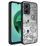 Xiaomi Redmi Note 11E Kılıf Aynalı Desenli Kamera Korumalı Parlak Zore Mirror Kapak Seyahat