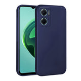 Xiaomi Redmi Note 11E Kılıf Zore Biye Silikon Lacivert