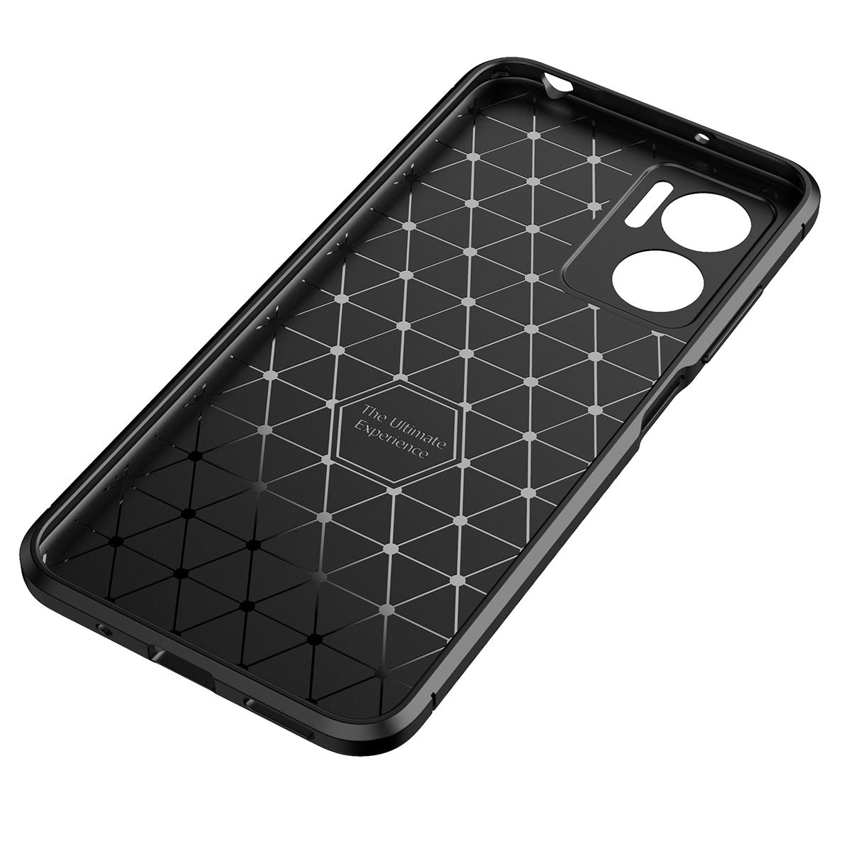 Xiaomi Redmi Note 11E Kılıf Zore Negro Silikon Kapak Siyah
