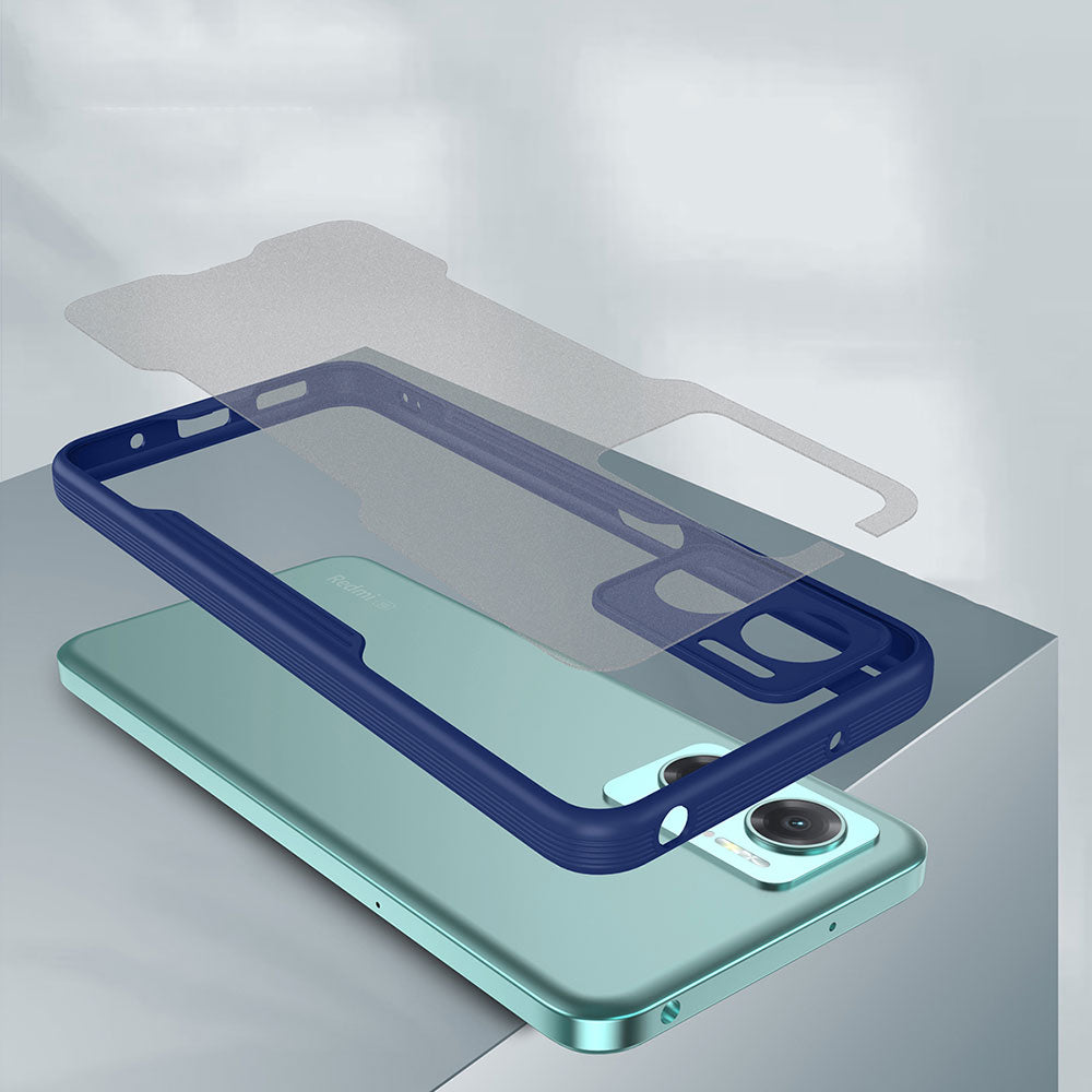 Xiaomi Redmi Note 11E Kılıf Zore Parfe Kapak Siyah