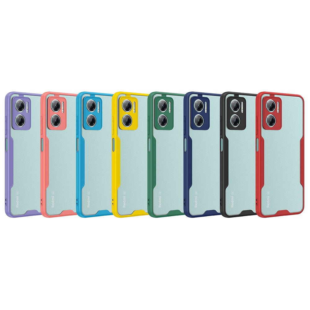 Xiaomi Redmi Note 11E Kılıf Zore Parfe Kapak Siyah