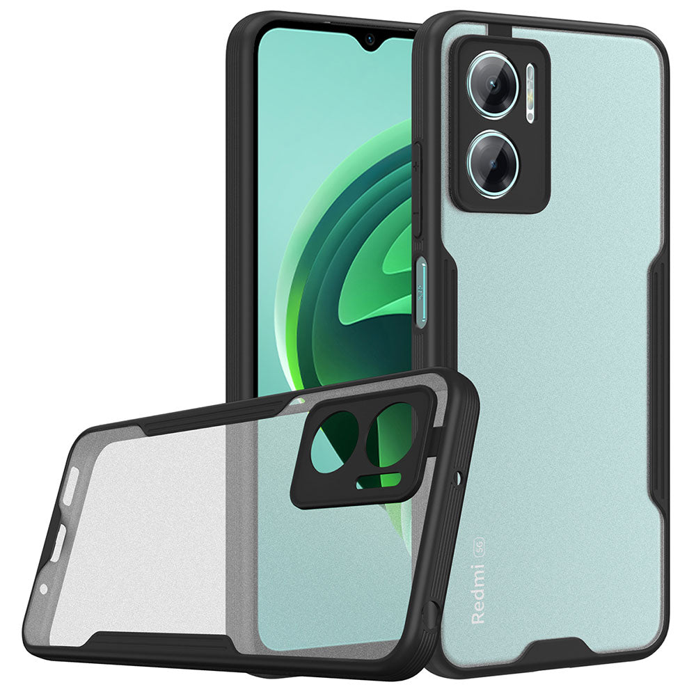 Xiaomi Redmi Note 11E Kılıf Zore Parfe Kapak Siyah