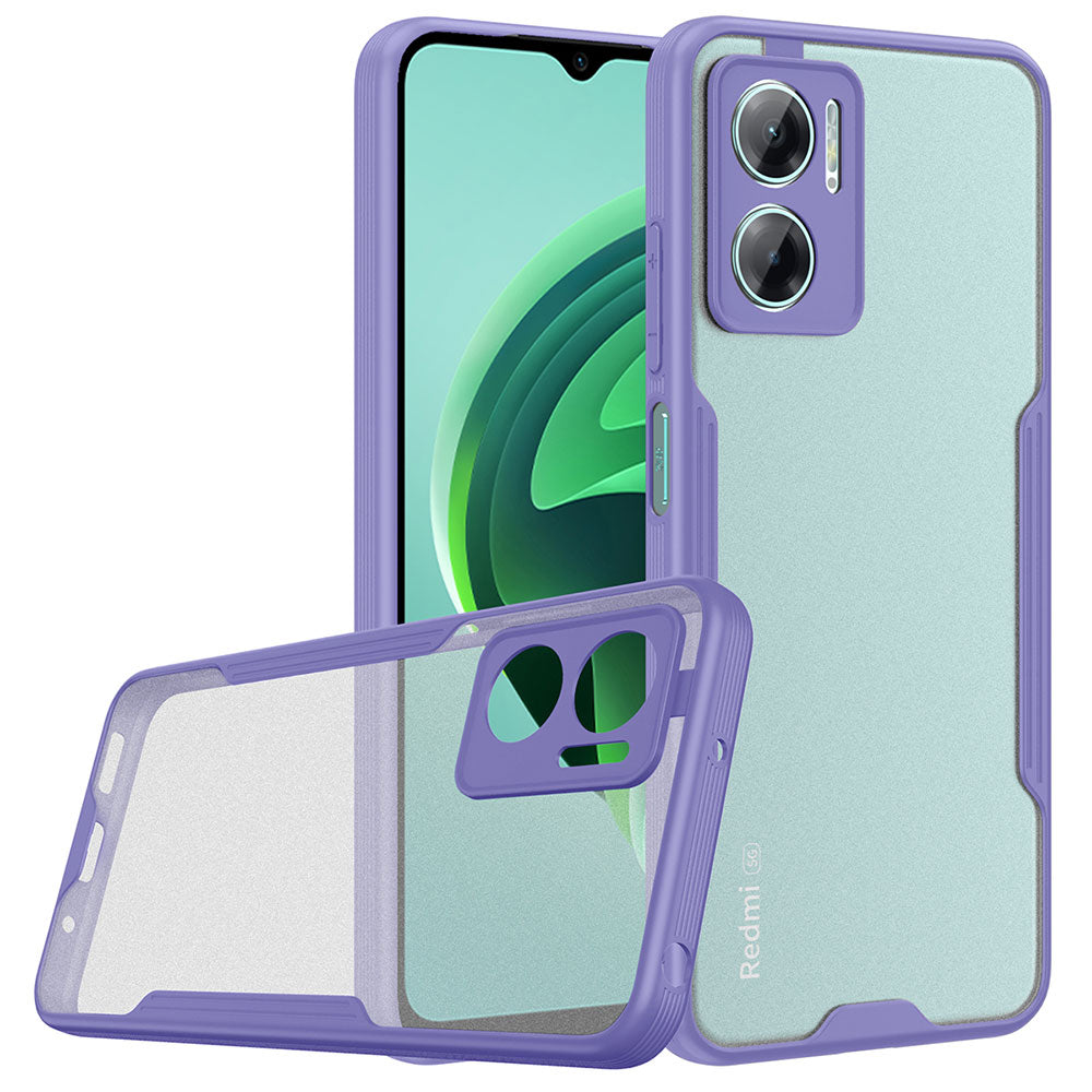Xiaomi Redmi Note 11E Kılıf Zore Parfe Kapak Mor