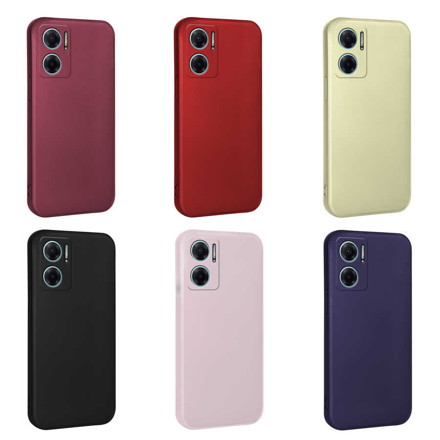 Xiaomi Redmi Note 11E Kılıf Zore Premier Silikon Kapak Siyah