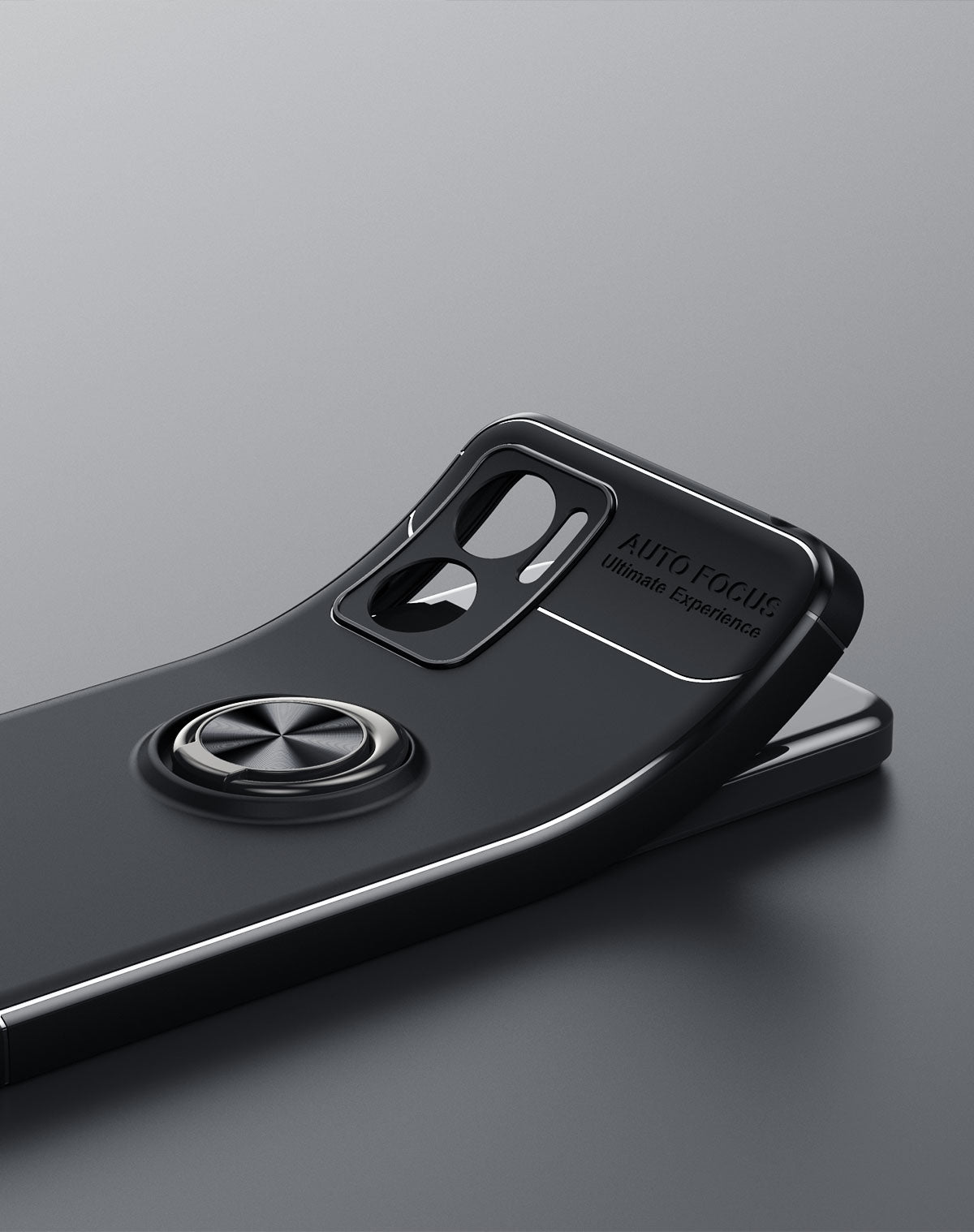 Xiaomi Redmi Note 11E Kılıf Zore Ravel Silikon Kapak Siyah