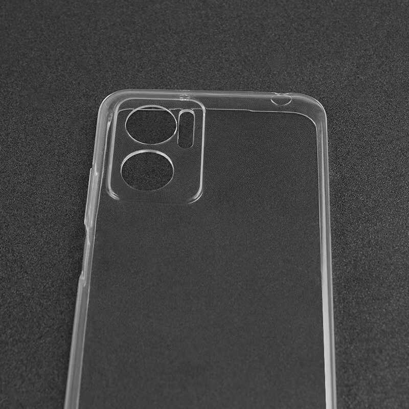 Xiaomi Redmi Note 11E Kılıf Zore Süper Silikon Kapak Renksiz
