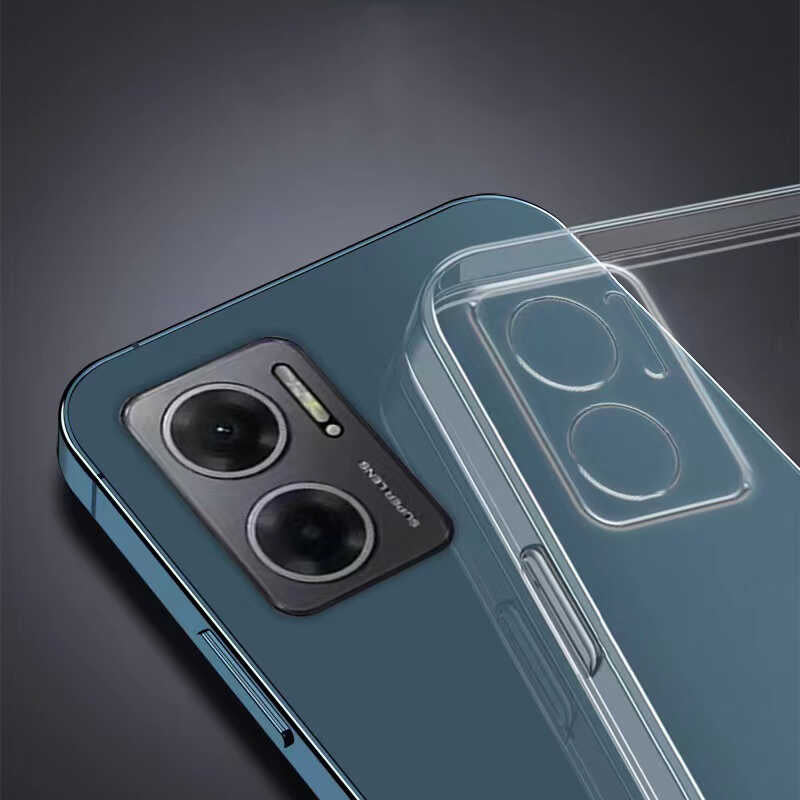Xiaomi Redmi Note 11E Kılıf Zore Süper Silikon Kapak Renksiz
