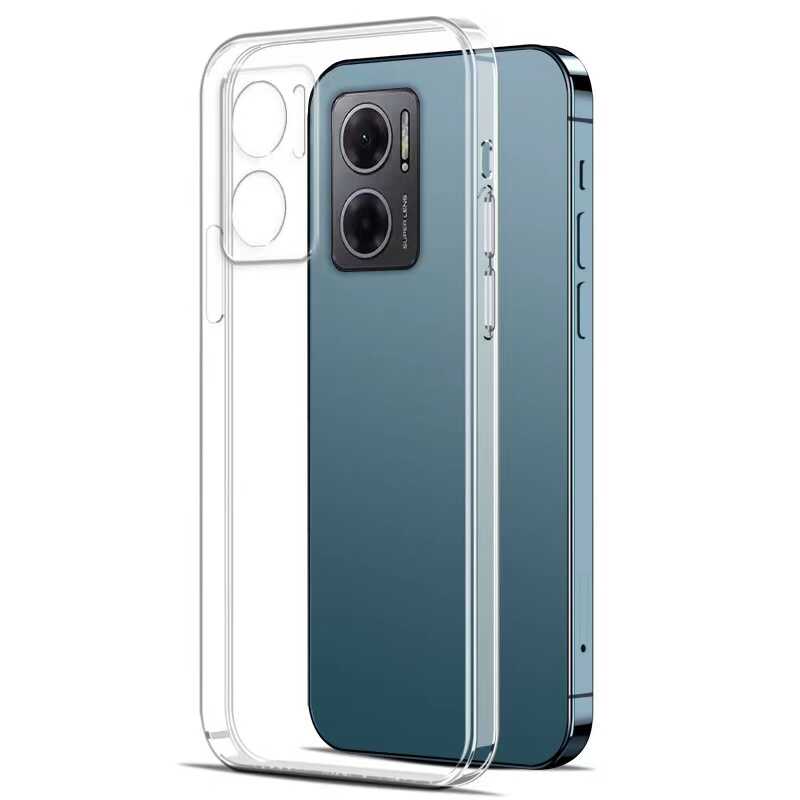 Xiaomi Redmi Note 11E Kılıf Zore Süper Silikon Kapak Renksiz