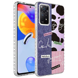 Xiaomi Redmi Note 11S Global Kılıf Airbag Kenarlı Renkli Desenli Silikon Zore Elegans Kapak NO8