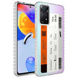 Xiaomi Redmi Note 11S Global Kılıf Airbag Kenarlı Renkli Desenli Silikon Zore Elegans Kapak NO1