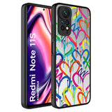 Xiaomi Redmi Note 11S Global Kılıf Aynalı Desenli Kamera Korumalı Parlak Zore Mirror Kapak Kalp