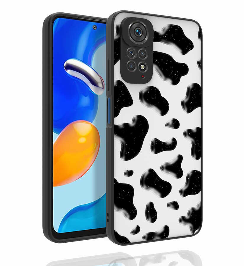 Xiaomi Redmi Note 11S Global Kılıf Desenli Kamera Korumalı Parlak Zore Nora Kapak NO2