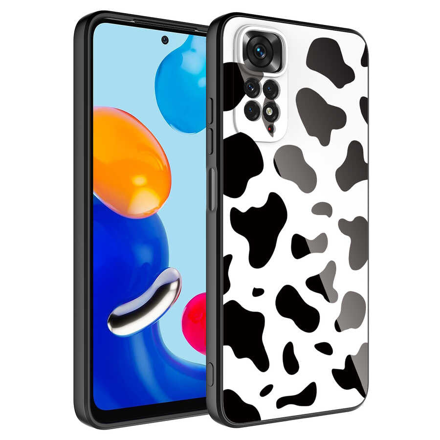 Xiaomi Redmi Note 11S Global Kılıf Kamera Korumalı Desenli Sert Silikon Zore Epoksi Kapak NO6