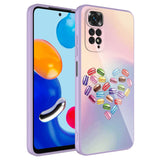Xiaomi Redmi Note 11S Global Kılıf Kamera Korumalı Desenli Sert Silikon Zore Epoksi Kapak NO1