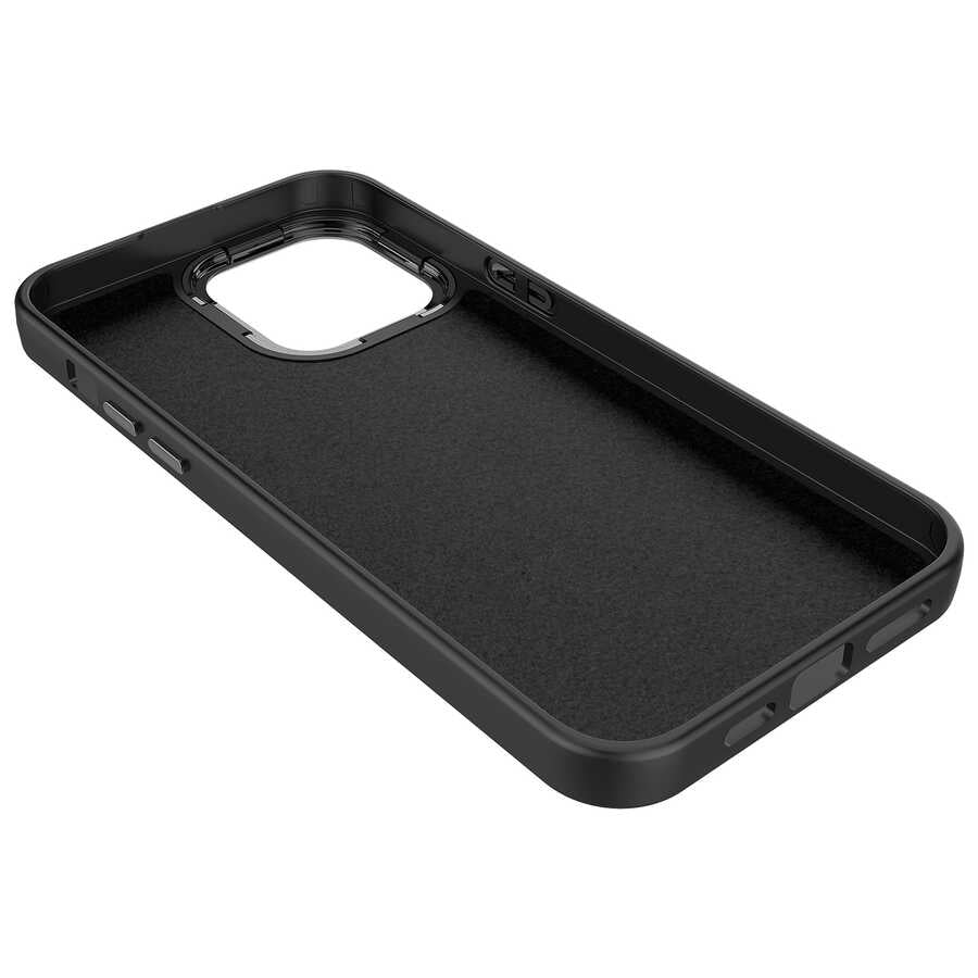Xiaomi Redmi Note 11S Global Kılıf Metal Çerçeve ve Buton Tasarımlı Silikon Zore Luna Kapak Lavendery Gray