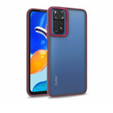 Xiaomi Redmi Note 11S Global Kılıf Zore Flora Kapak Kırmızı