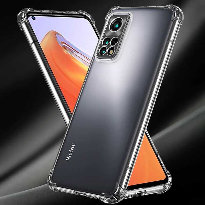 Xiaomi Redmi Note 11S Global Kılıf Zore Kamera Korumalı Nitro Anti Shock Silikon Renksiz