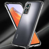 Xiaomi Redmi Note 11S Global Kılıf Zore Kamera Korumalı Nitro Anti Shock Silikon Renksiz