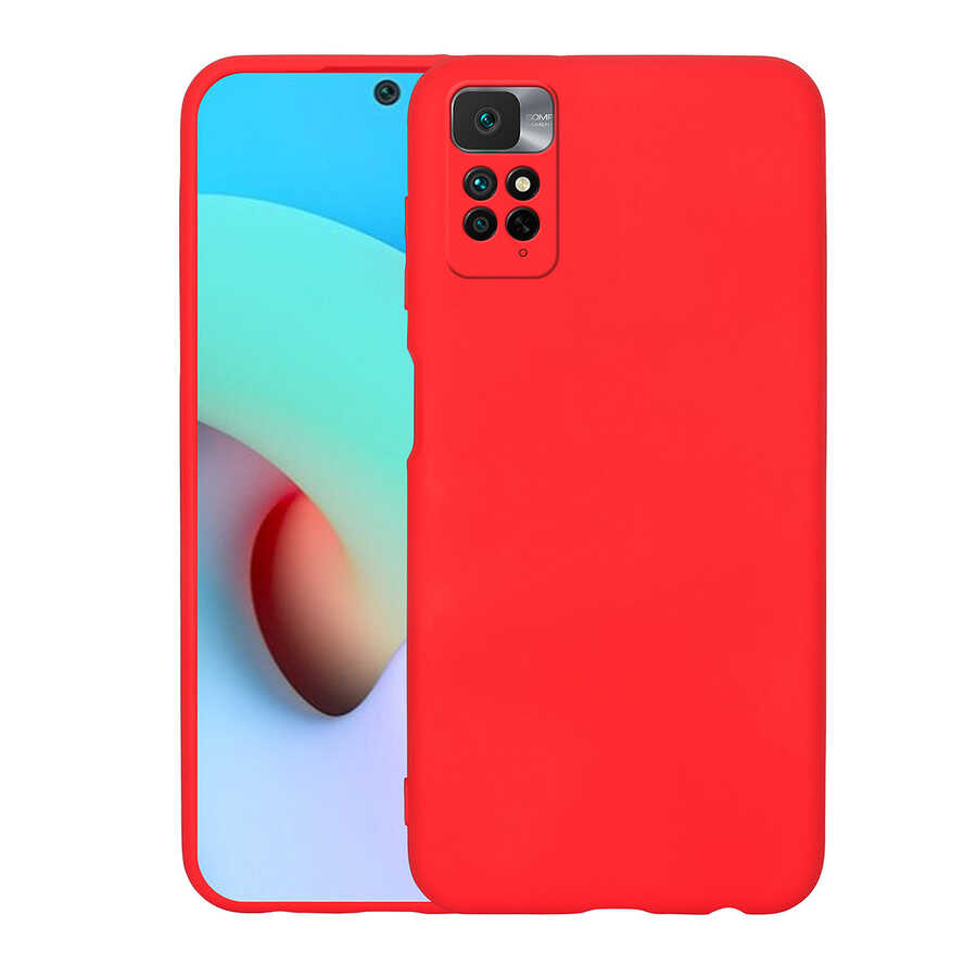 Xiaomi Redmi Note 11S Global Kılıf Zore Mara Lansman Kapak Kırmızı