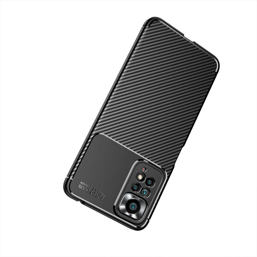 Xiaomi Redmi Note 11S Global Kılıf Zore Negro Silikon Kapak Lacivert