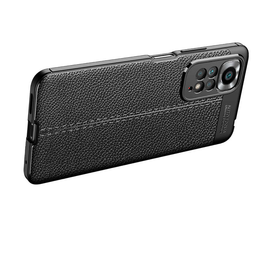 Xiaomi Redmi Note 11S Global Kılıf Zore Niss Silikon Kapak Siyah