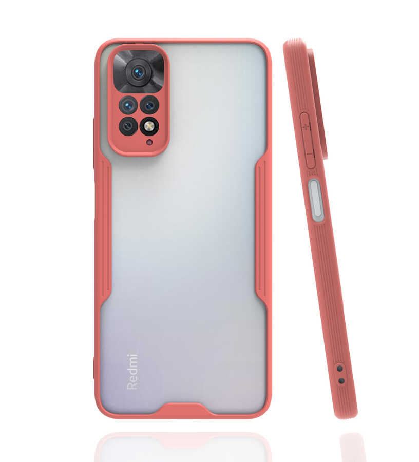 Xiaomi Redmi Note 11S Global Kılıf Zore Parfe Kapak Pembe