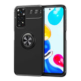 Xiaomi Redmi Note 11S Global Kılıf Zore Ravel Silikon Kapak Siyah