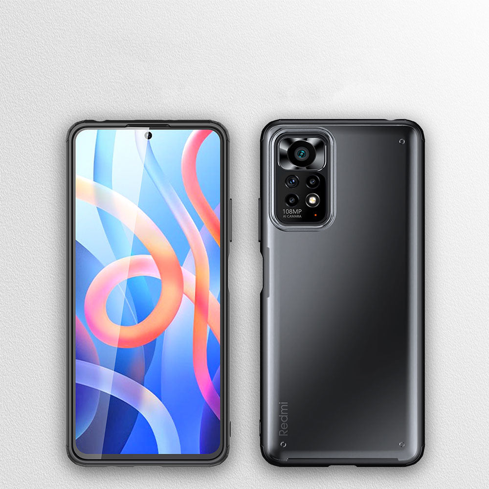 Xiaomi Redmi Note 11S Global Kılıf Zore Volks Kapak Siyah