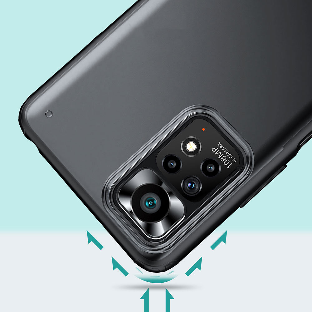 Xiaomi Redmi Note 11S Global Kılıf Zore Volks Kapak Siyah