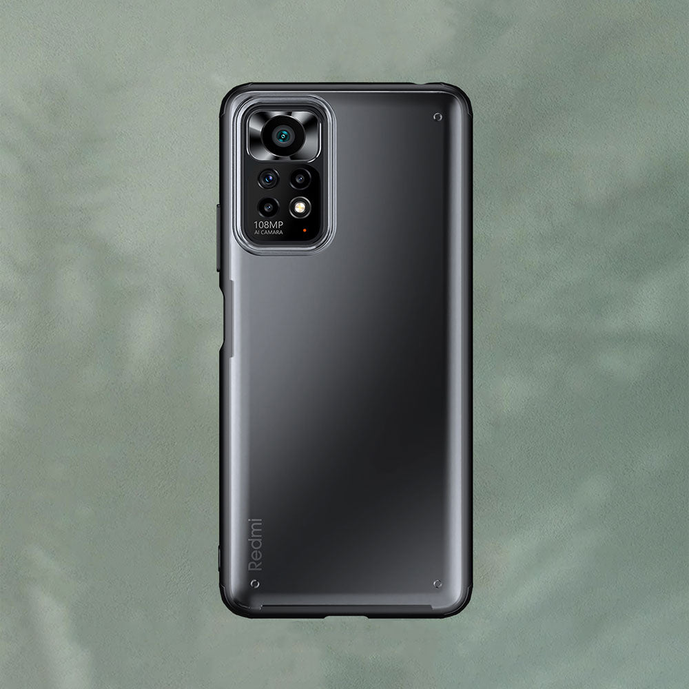 Xiaomi Redmi Note 11S Global Kılıf Zore Volks Kapak Siyah