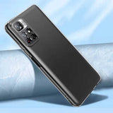 Xiaomi Redmi Note 11T 5G Kılıf Zore Kamera Korumalı Süper Silikon Kapak Renksiz
