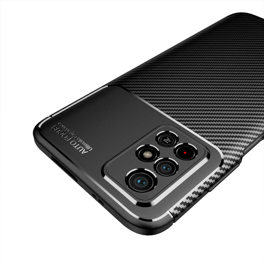 Xiaomi Redmi Note 11T 5G Kılıf Zore Negro Silikon Kapak Lacivert