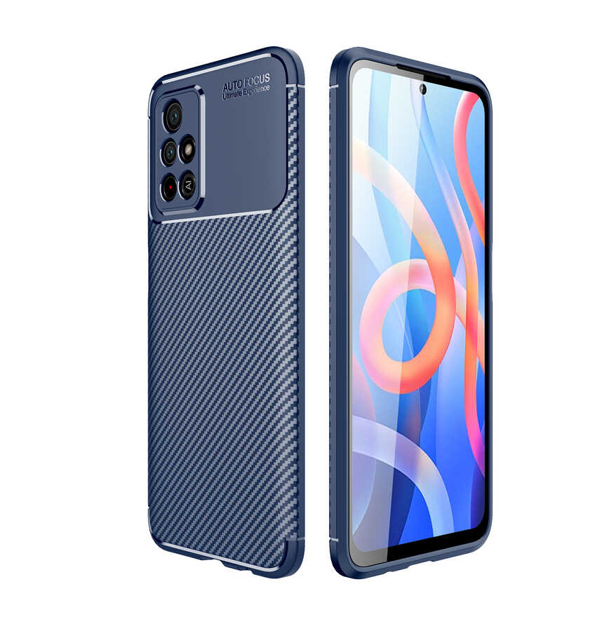 Xiaomi Redmi Note 11T 5G Kılıf Zore Negro Silikon Kapak Lacivert