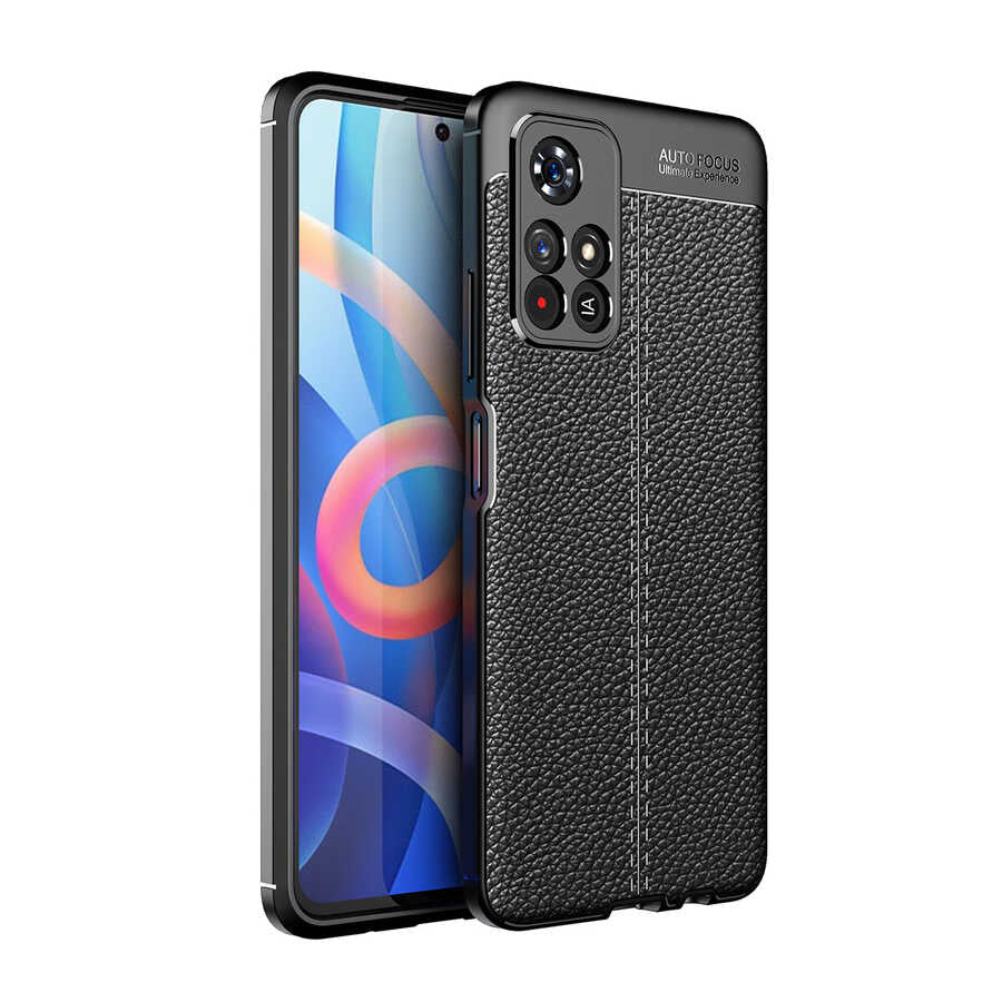 Xiaomi Redmi Note 11T 5G Kılıf Zore Niss Silikon Kapak Siyah
