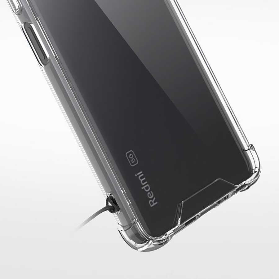 Xiaomi Redmi Note 11T 5G Kılıf Zore Nitro Anti Shock Silikon Renksiz