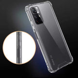 Xiaomi Redmi Note 11T 5G Kılıf Zore Nitro Anti Shock Silikon Renksiz