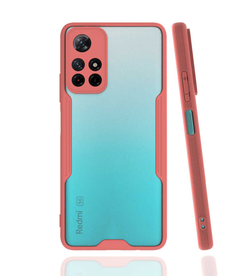 Xiaomi Redmi Note 11T 5G Kılıf Zore Parfe Kapak Pembe