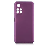 Xiaomi Redmi Note 11T 5G Kılıf Zore Premier Silikon Kapak Mürdüm
