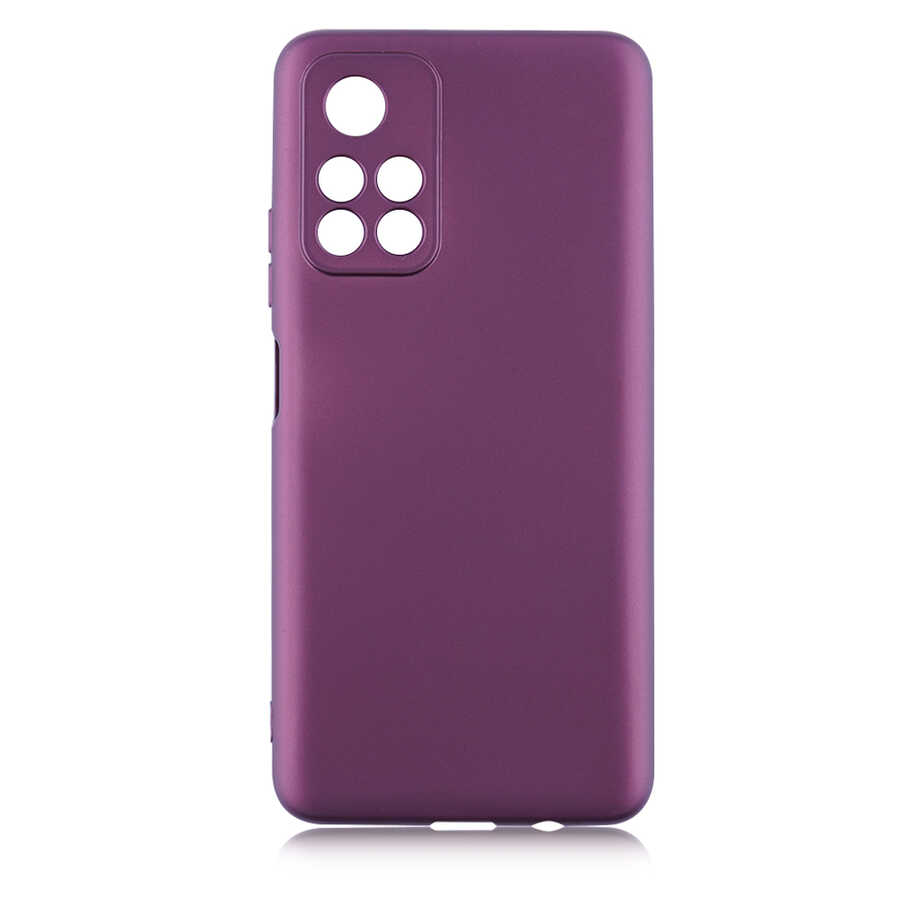 Xiaomi Redmi Note 11T 5G Kılıf Zore Premier Silikon Kapak Mürdüm